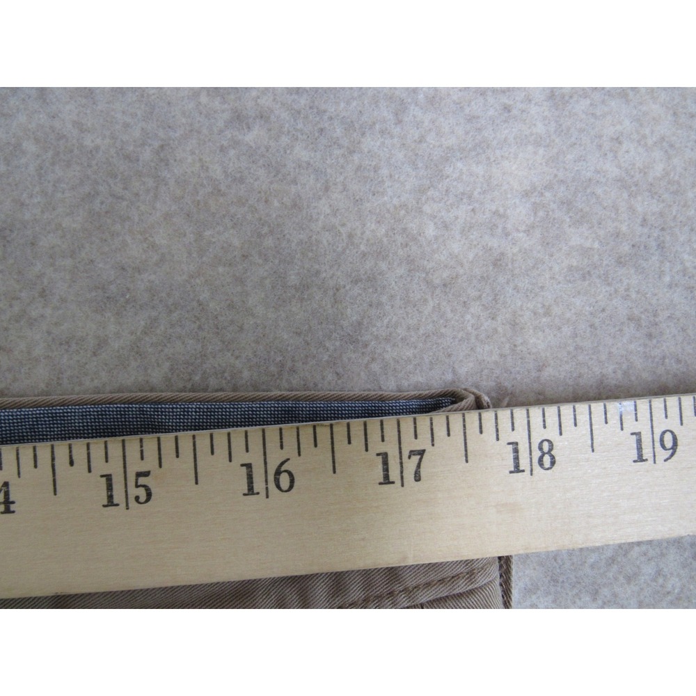 JCrew 770 Straight Fit Chino Pants Mens 34x32 Brown Re-Imagined Stretch Cotton - Picture 8 of 11